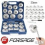 Ключове за маслен филтър Forsage , универсални 1/2", 23 части к-т, снимка 1