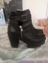 дамски боти с ток естествена кожа 38номер, снимка 5