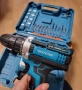 Комплект акумулаторна бормашина с двойна батерия и безчетков мотор, снимка 1