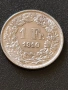 1 франк 1910 год, Конфедерация Швейцария, сребро, тегло 5.00 гр, проба 835/1000, снимка 1