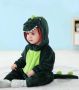 Топла пижама Kigurumi за деца. Сладки костюми на крокодил с опашка, снимка 3