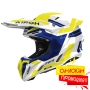 Каска AIROH Twist 3 Dynasty Blue Yellow Gloss, снимка 3
