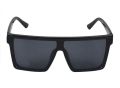 Мъжки слънчеви очила Черна широка рамка тъмни стъкла, снимка 2