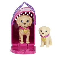 Кукла Barbie® - Осиновителка на 2 кученца Pup Adoption™  HKD86, снимка 4 - Кукли - 45875361