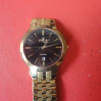 Позлатен часовник Polo Sapphire, снимка 6 - Мъжки - 45194321