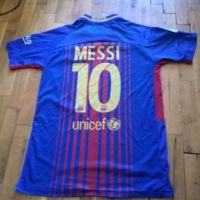 Барселона футболна тениска №10 Меси фенска размер С, снимка 5 - Футбол - 45082296