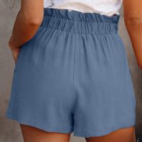 Дамски ежедневни широки къси панталони, 3цвята , снимка 3 - Къси панталони и бермуди - 46207217