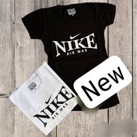 Дамски памучни тениски Nike - два цвята - 28 лв., снимка 1 - Тениски - 45407779