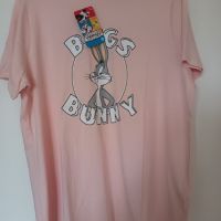 Розова тениска с Бъгс Бъни 3ХЛ, снимка 1 - Тениски - 45729724
