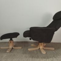 Комфортно скандинавско релакс кресло, снимка 3 - Дивани и мека мебел - 45687342