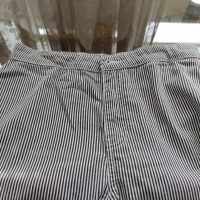 Черно-бял дамски памучен панталон, снимка 4 - Панталони - 45073501