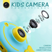 Micoke Цифров селфи детски фотоапарат/видеокамера/Видеорегистратор с дръжка 12MP/1080P/2” екран, снимка 8 - Фотоапарати - 45008443