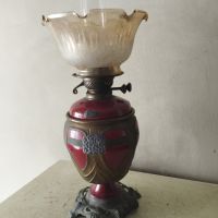 Газова (газена) лампа арт нуво, снимка 1 - Антикварни и старинни предмети - 45709762