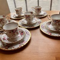 Предлагаме Ви едно изключително съкровище - комлект за чай за 12 души. Royal Albert Cottage Garden –, снимка 2 - Сервизи - 45430430