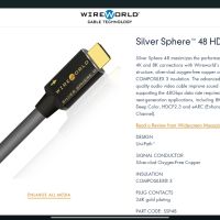 Wireworld Silver Sphere 48G HDMI Cable
3 Метра
Като Нови 2 Броя, снимка 1 - Други - 45567280