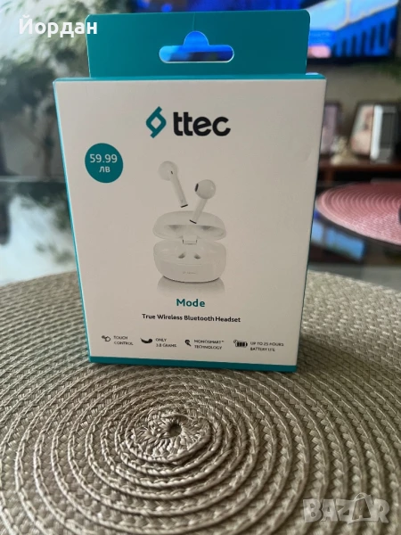 Истински безжични Bluetooth слушалки, снимка 1