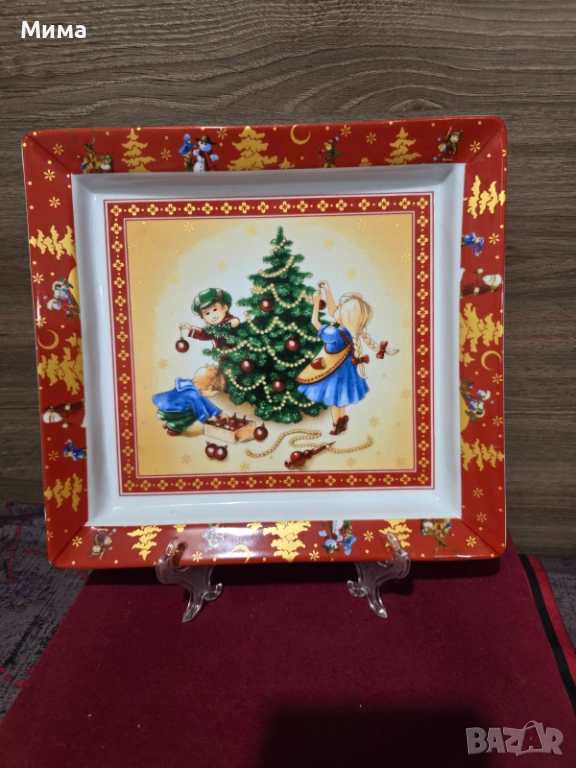 Красиво порцеланово плато на марката Villeroy & Boch, снимка 1