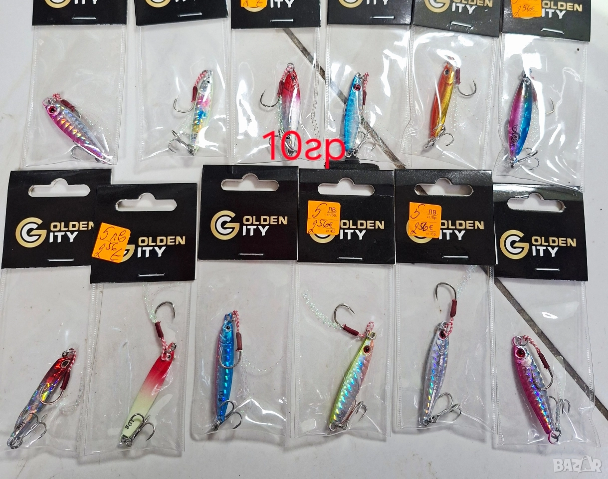 Джиг 10гр,15гр,20гр,30гр,40гр,60гр,70гр,80гр,100гр,120гр,150гр, снимка 1