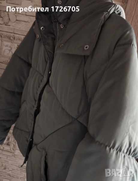 ново дамско яке в маслиненозелен цвят, снимка 1