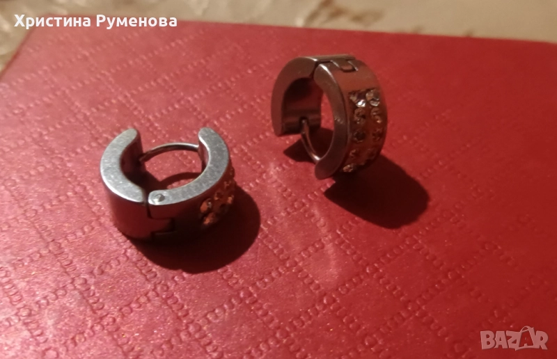 Елегантни сребърни халки с блясък от цирконий – стил за всеки ден, снимка 1