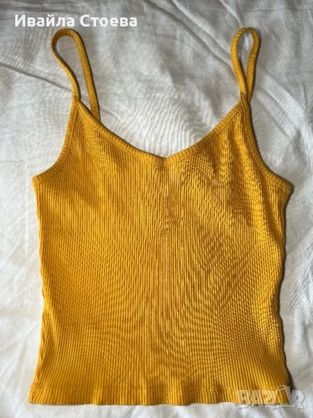 Дамски жълт потник🙌, снимка 1