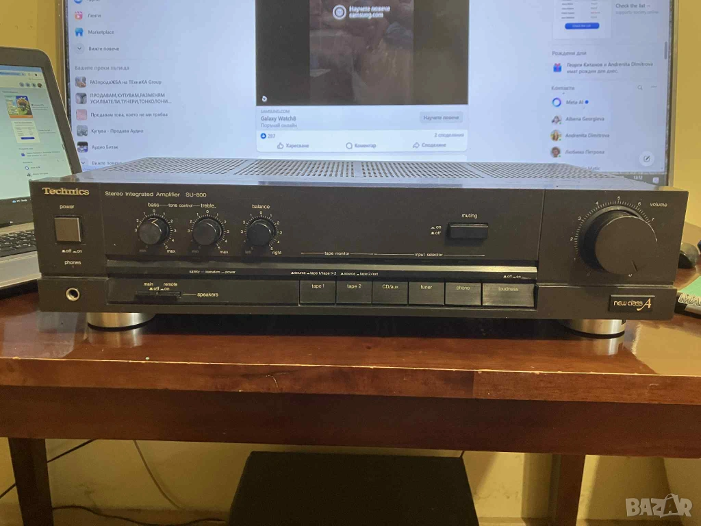 Усилвател technics su800 клас „а“, снимка 1