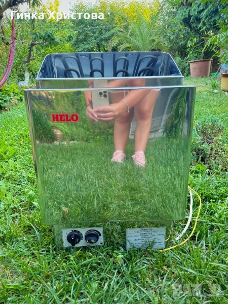 Нова печка за сауна HELO / Saunatec 6kW с камъни (Финландия), снимка 1