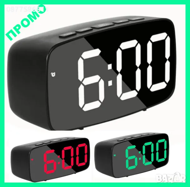 НОВИ СВЕТЕЩИ ЧАСОВНИЦИ.ПОСТОЯННО СВЕТЕЩ LED ЧАСОВНИK НА ТОК С ТЕРМОМЕТЪР SVETESHT CHASOVNIK., снимка 1