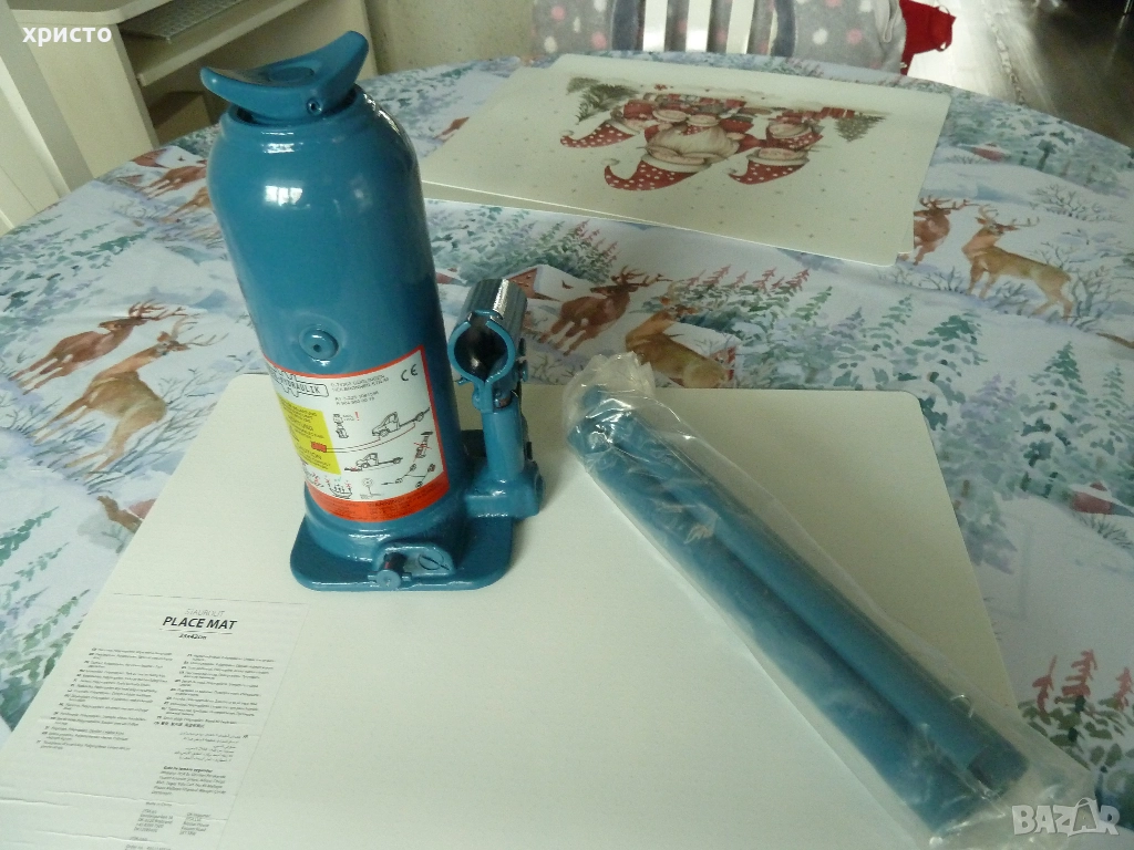 хидравличен бутилков крик Weber нов., снимка 1