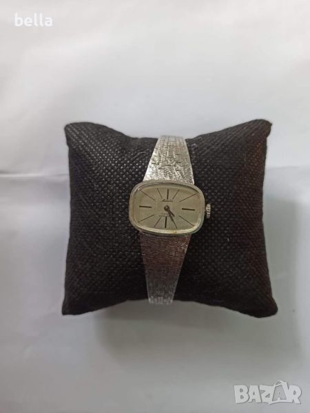Сребърен дамски часовник Medalia 17 камъка-835 проба механика ,работещ,30 грама , снимка 1