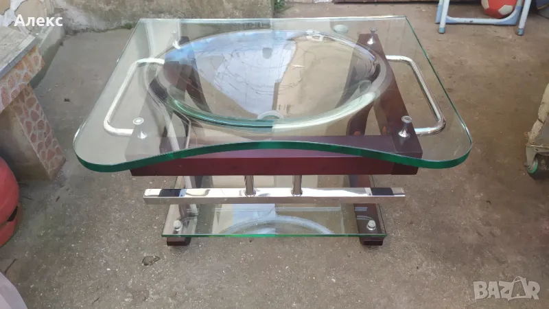 Стъклена мивка за баня или мокро помещение, снимка 1