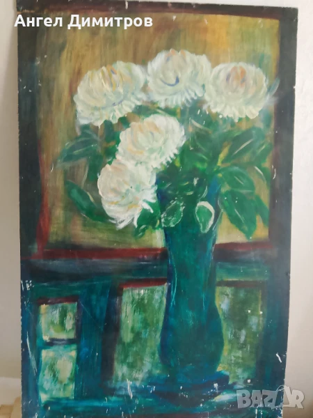 Маслена картина подписана Елина , снимка 1