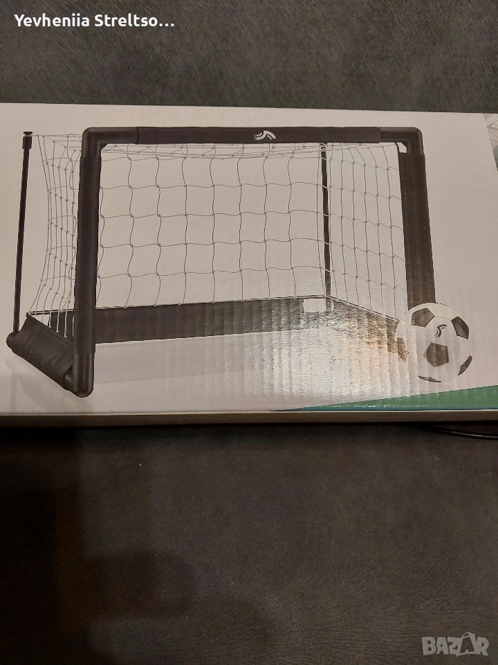 Детские футбольные ворота и мяч., снимка 1