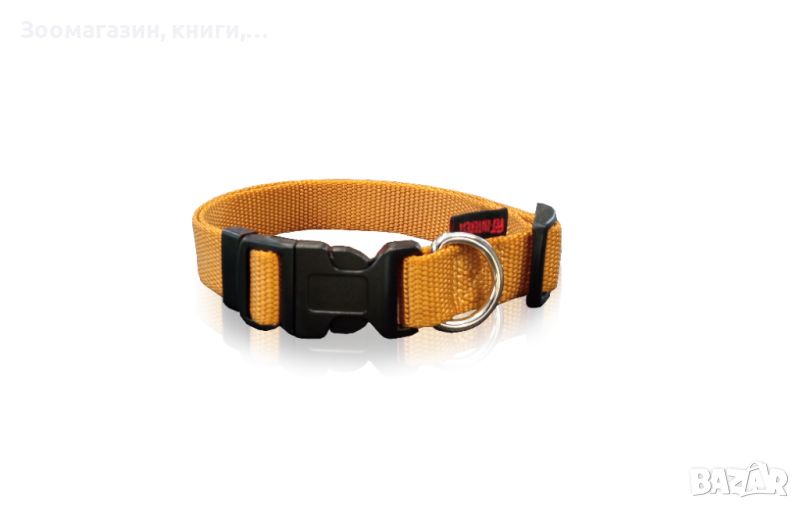 Нашийник за куче XS и S Pet Interest Plain Line Collars Gold, снимка 1