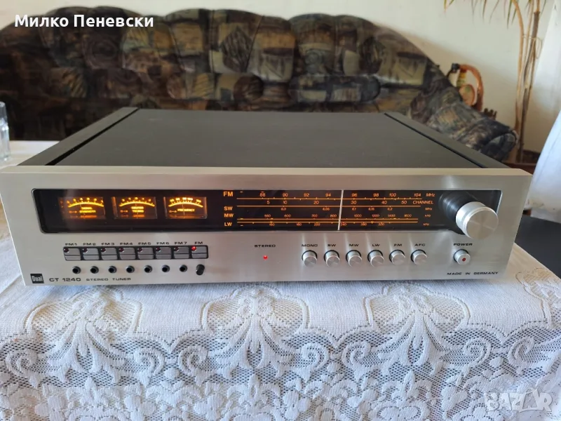 DUAL  CT 1240- HIFI STEREO TUNER- 7 MEMORY., снимка 1