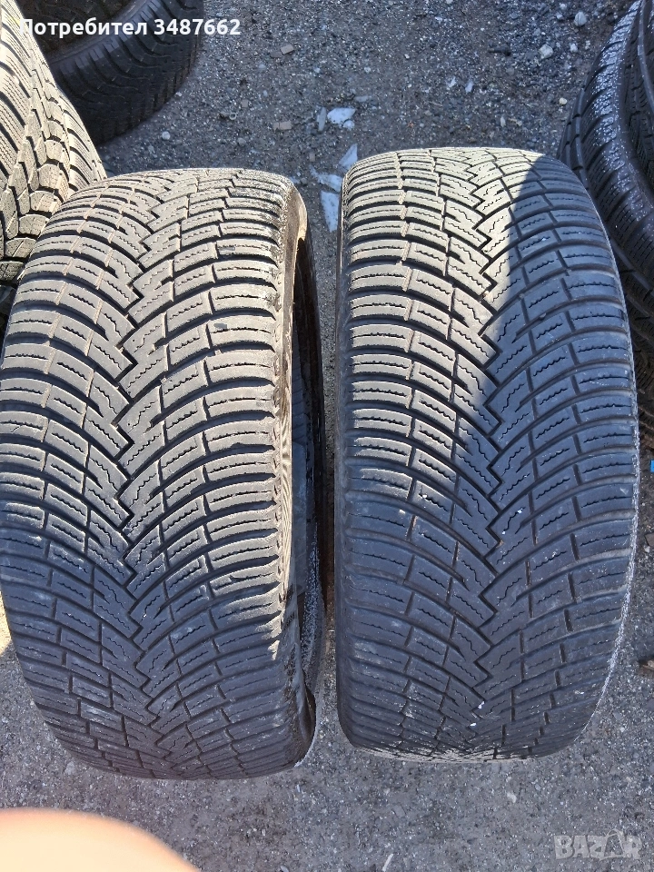 225 45 18 PIRELLI 2бр всесезонни дот 2022г , снимка 1