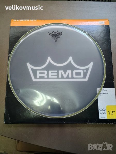 Резонансна кожа Remo Ambassador SA-0113-00-. 13  инча, снимка 1