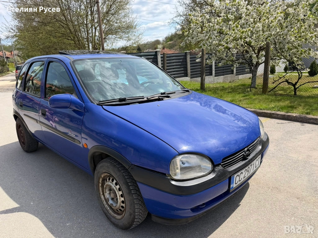 opel corsa B 1.0 55кс / бензин / хидравлика - цена 1 0 0 0 евро БЕЗ НИКАКВА РЪЖДА -с нова регистраци, снимка 1