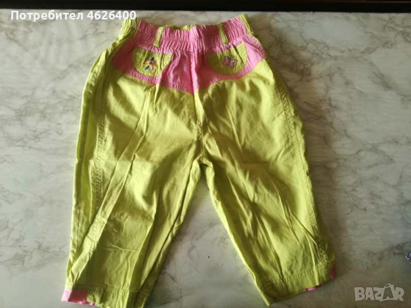 Продавам детски панталонки 3/4 за момиче, снимка 1