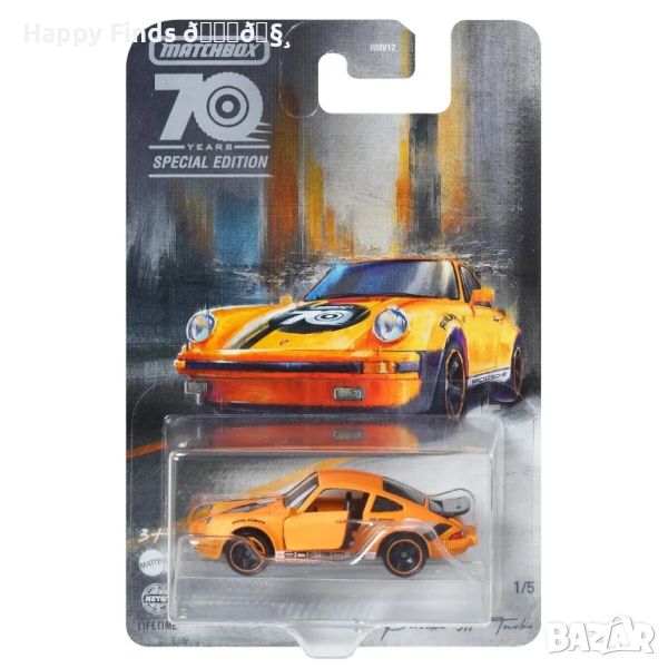 💕🧸Matchbox Porsche 911 turbo Moving parts, снимка 1