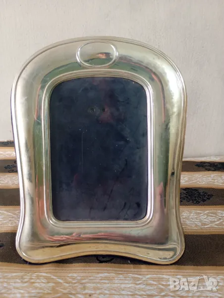 Сребърна рамка за снимка в стил арт деко, снимка 1