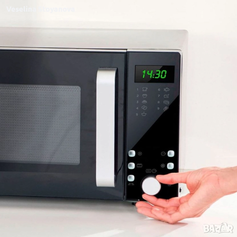 Микровълнова с грил Black+Decker – 23L, 900W, снимка 1