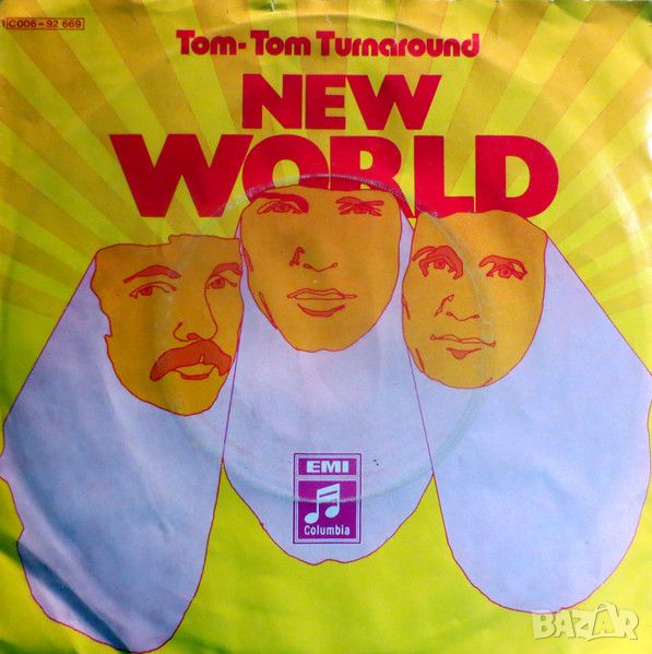 Грамофонни плочи New World – Tom-Tom Turnaround 7" сингъл, снимка 1