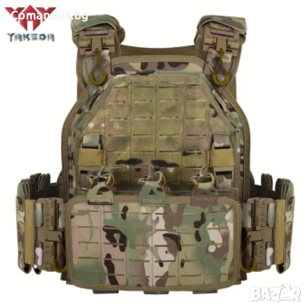 Тактическа жилетка YAKEDA с бързо освобождаване (Multicam) , снимка 1