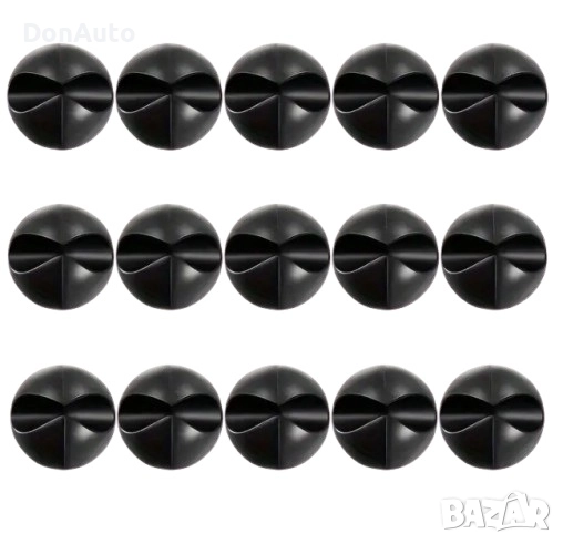 20 бр. клипсове за кабели, снимка 1