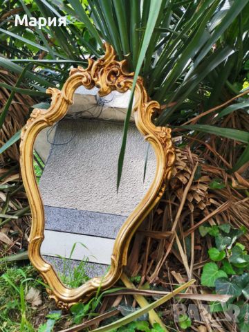 Винтидж бароково огледало, снимка 6 - Огледала - 45262135