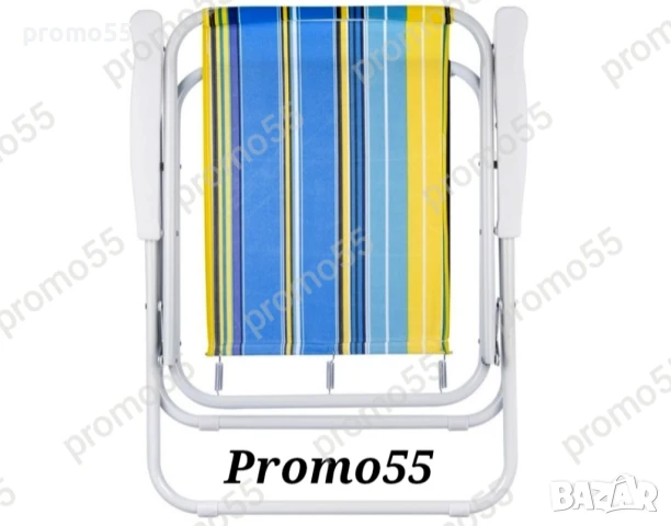 Сгъваем Плажен Стол Сгъваем стол за къмпинг, пикник до 80кг, снимка 12 - Къмпинг мебели - 50586011