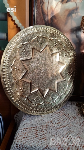 месингово пано , снимка 6 - Антикварни и старинни предмети - 53159267