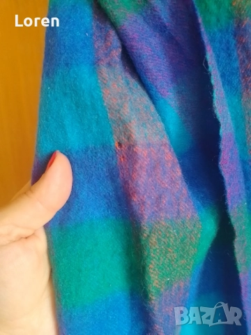 Подарявам шал с синьо зелено , снимка 4 - Шалове - 52509687