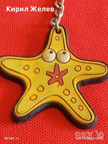 Ключодържател морска звезда подходящ аксесоар за раници, чанти 6969, снимка 2 - Други - 53536130